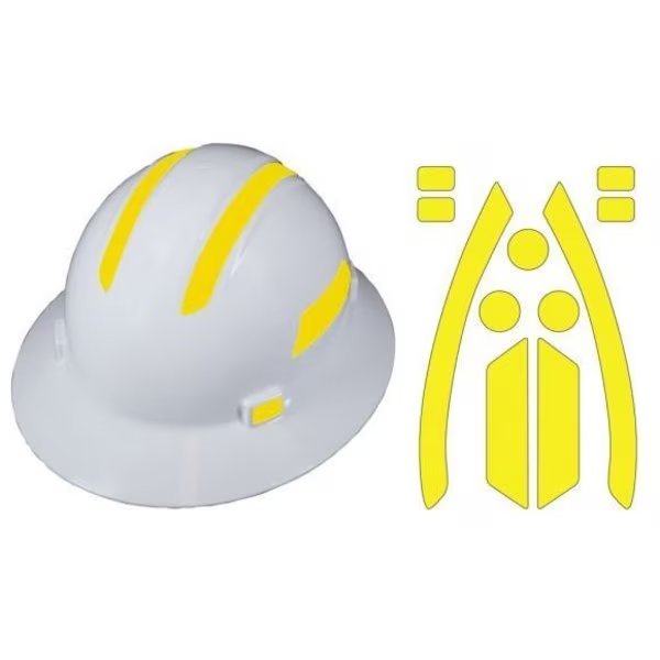 VIZKIT REFLECTIVE HARD HAT LHTL613YL, Accuform, Mfr#: LHTL613YL